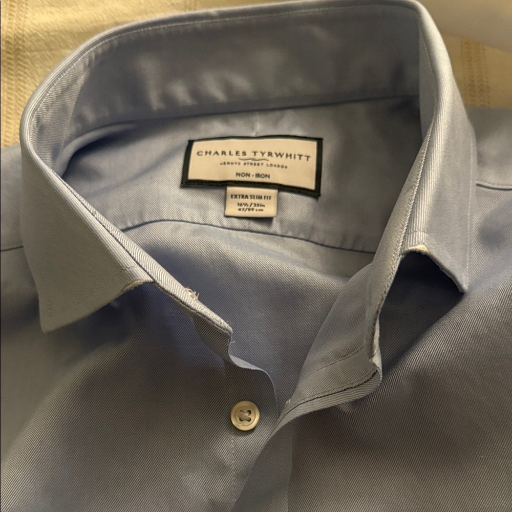 Charles Tyrwhitt Light Blue Extra Slim Fit Dress Shirt